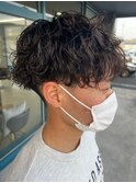 波巻きスパイラルツイストスパイラルパーママッシュメンズヘア