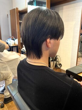 アイリーヘアデザイン(IRIE HAIR DESIGN) 【IRIE HAIR赤坂】センターパート×ウルフ×マッシュ×ツーブロ