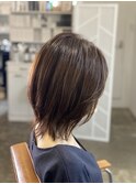 30代40代50代ミルクティーアッシュチョコレートショートヘア