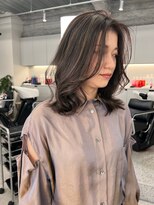 ハイライトバレイヤージュダブルカラーケアブリーチ30代40代