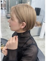 ノード(NODO)&nbsp;ハイトーンベージュ＋ミニボブ