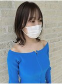 大人ベージュのインナーカラー/ニュアンスカラー