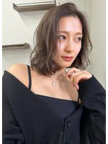 ブラン 広島本通(Blanc)&nbsp;【Blanc】グレージュカラー＿ボブ＿パーマ＿FS