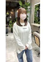 ムード タテマチ(mood tatemachi)&nbsp;オレンジベージュ×インナーカラーリンクベージュ