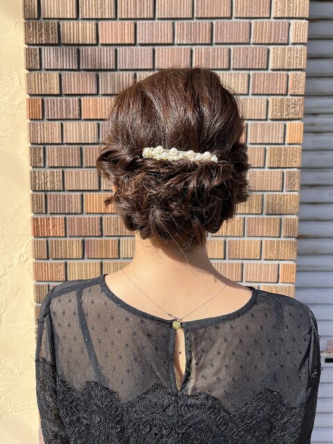 【結婚式】ヘアセット