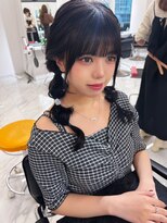 ランテルディ 渋谷(LANTERDIT)&nbsp;ダークカラー　うる艶　オニオンヘア　ツイン　10代20代