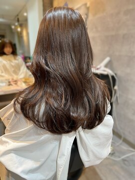 フローター 駒込六義園店(FLOWATER) ラベンダーブラウンベージュ/レイヤーカット