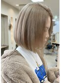 ケアブリーチ×ミルクティーベージュ