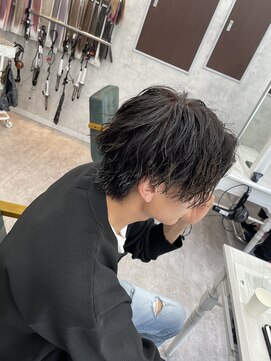 リミットバイアフィナー 大宮店(limit by Afinar) 相性抜群!センターパートツイストスパイラル ツーブロック