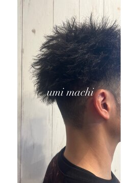 ウミマチ(umi machi) umi machi  ファイヤーパターンパーマ　2024/5/17