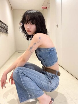 カシェ ホリエ(CACHE HORIE) パーマ×黒髪