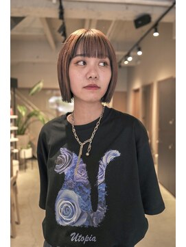 アルジャーノンシロ(ALGERNON shiro) #20代#30代#小顔カット#収まりボブ#ショート【竹内哲太】
