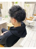 【men's】ツイストパーマ×スパイキーショート