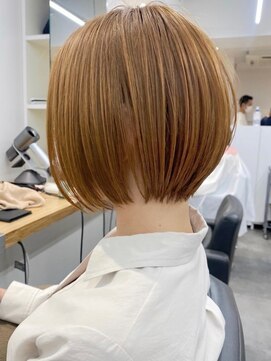 ビューエヒメ(VIEW EHIME) 大人カワイイ小顔になるワンレンネビージュ黒髪ボブルフ髪質改善