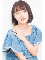 モニカ 西宮北口(Monica)&nbsp;前下がりボブ・  内巻きワンカール・  ボブショート・暗髪