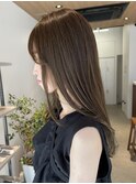 大人気*オリーブベージュカラー*レイヤーカット*ロングヘア
