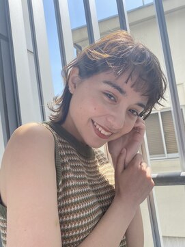 アヴァンス 京橋店(AVANCE) ウルフヘア透明感カラーベージュカラーハイライト