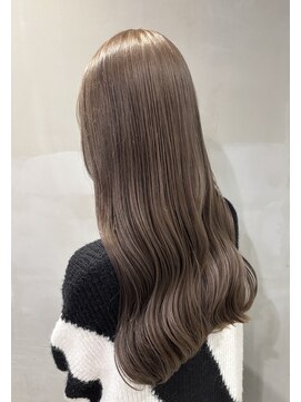 ベルベットヘア 千早店(Velvet hair) creamy beige【Shion】