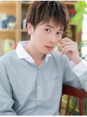 ■爽やかビジカジくせ毛風束感メンズショート104-3志木30代40代