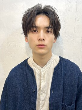 ファルベ(Farbe) 韓国マッシュ/スペインカール/スパイキーショートブルーブラック