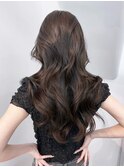 似合わせカットフェミニンロングマロンベージュ_ba533692