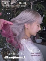 イエナ 渋谷(IENA)&nbsp;ピンクカラー　デザインカラー　ケアブリーチ　ダブルカラー