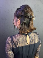 プライズ アイリス 池袋東口店(prize Iris)&nbsp;パーティーヘアセット池袋韓国ヘアハーフアップ