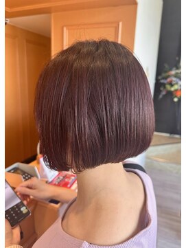 ワイボンドヘアー(Y bond hair) ピンク×ボブ