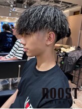 ルースト 渋谷店(ROOST) パイルツイストホワイトハイライト