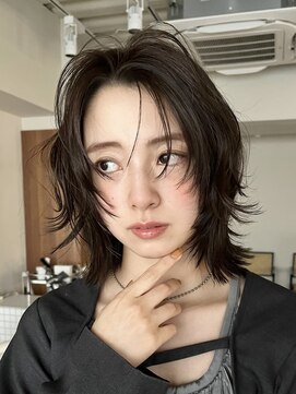 フィルムス 大阪本町(FILMS) 暗めカラー/ボブ/顔周り/前髪/レイヤー/髪質改善/縮毛矯正/本町