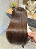 潤い◎縮毛矯正髪質改善ロング秋の艶髪