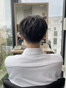 ディーエックス ウエスト(Dxxxx WEST) メンズビジネス毛流れパーマ