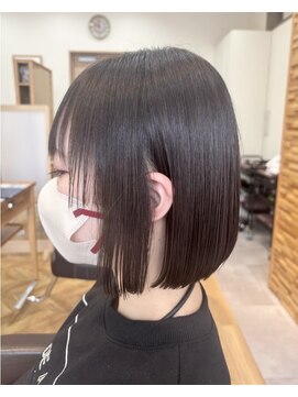 大人美人ヘア！タッセルボブ＋髪質改善ストレート！［川越駅］