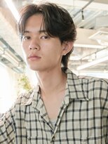 ディッセンバー 神宮前(December) ニュアンスルーズパーマフェザーウルフ波打ちセンターパート渋谷