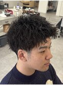 スネイクパーマ スパイキーショート