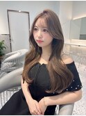 レイヤー/透明感カラー/似合わせカット/韓国ヘア/髪質改善