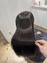 ミヨン 京都烏丸店(miyon)&nbsp;【miyon】韓国レイヤーカット×暗髪カラー×髪質改善