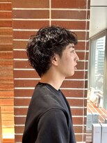 ルームヒゴバシ(room higobashi) 癖毛風メンズパーマ×ナチュラルマッシュ