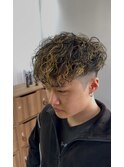 メンズカットメンズパーマフェザーパーマニュアンスパーマ