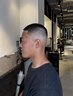 gin指名限定　[スキンフェードorテーパーフェード］＋眉毛カット【肥後橋】