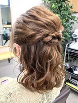 ユウル 横浜(juhl.)&nbsp;ハーフアップ/ヘアセット/ヘアアレンジ/結婚式/お呼ばれセット