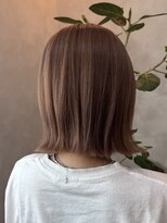 ルーチェ(Lu-che)&nbsp;大人切りっぱなしボブ×ミルクティーベージュ
