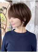 ショートヘア/分け目なし/イメチェン/30代40代50代60代/表参道