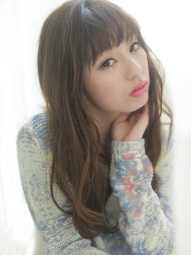 モードケイズ 本厚木(MODE K's) 【MODE K's厚木】ジグザグバング×暗髪3Dカラーモードフェミニン