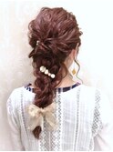 あみおろしお出かけヘアアレンジ