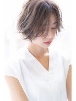 ヘアーアンドメイクサワ 佐久店(sawa)&nbsp;センターパートショートボブ