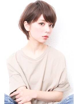 モニカ 西宮北口(Monica) 大人かわいい伸ばしかけグレージュナチュラルボブ