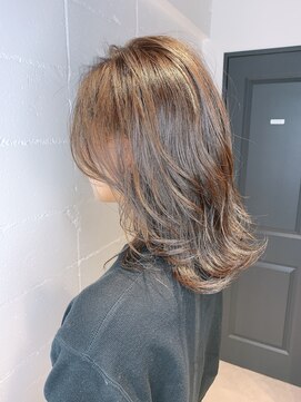 シェル 吉祥寺(shell) 田中みな実風☆カーキアッシュ☆ミディ