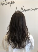 ほつれセミロング×カーキアッシュ【茅ヶ崎】