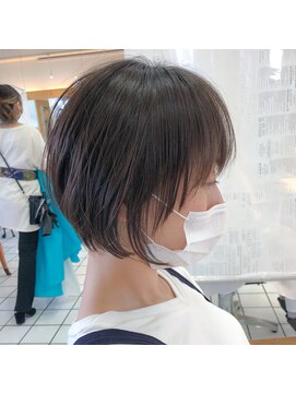 ヘアーアンドメイク サワ 上田本店(SAWA) 20代30代40代大人可愛い☆前下がり小顔ショートボブ×髪質改善